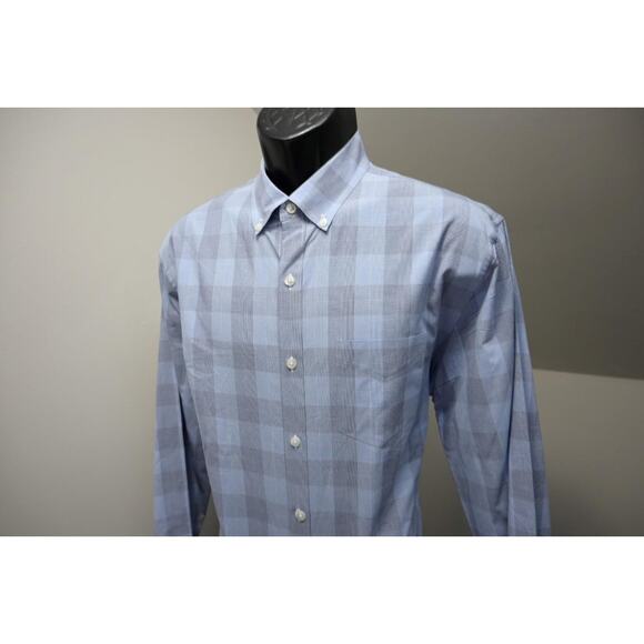 Bonobos Dress Shirt Standard Fit Plaid Casual Button Up Mens Sz Large - Picture 3 of 6